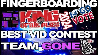 Gone Fingerboards  USAFBL King of the Plies  Largest Outdoor Fingerboarding Team Competition [upl. by Nele455]