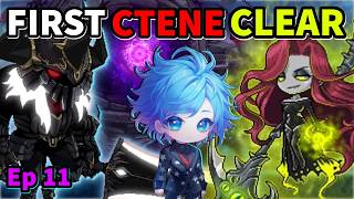 1ST CTENE RUN ARCANE amp RING BOXES  Maplestory GMS Reboot  Night Walker Progression Episode 11 [upl. by Tate]