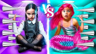 Wednesday Addams vs Mermaid Who is better [upl. by Beaulieu]