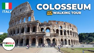 Colosseum Walking Tour  4K  Rome Italy [upl. by Efram]