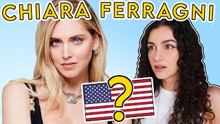 Ragazza canadese reagisce allINGLESE di CHIARA FERRAGNI [upl. by Romeon]