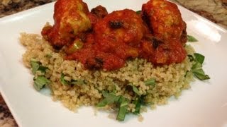 Turkey Meatball  Quinoa Recipe  HASfit Healthy Dinner Recipes  Baked Turkey Meatballs Recipe [upl. by Weinrich]