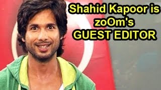 Shahid Kapoor plays GuestEditor for zoOm  Phata Poster Nikhla Hero [upl. by Sura]