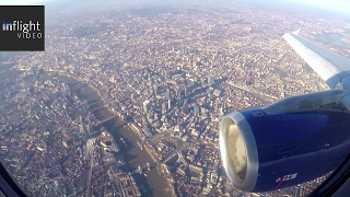 British Airways A319 Stunning Sightseeing Scenic Approach amp Landing to London Heathrow [upl. by Bravar674]