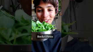 Rocket Pesto Recipe with a Mortar and Pestle [upl. by Aisetra462]