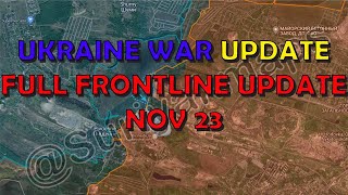 Ukraine Conflict 20231123 Full Frontline Update [upl. by Skip927]