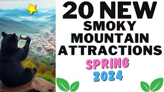 New for 2024  20 Attractions  Gatlinburg amp Pigeon Forge Tennessee [upl. by Adnamaa]