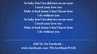 Akon  Breakdown Lyrics On Screen [upl. by Ulberto]