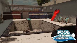 Cleaning The Nastiest Pool yet  Pool Cleaning Simulator [upl. by Ahola]