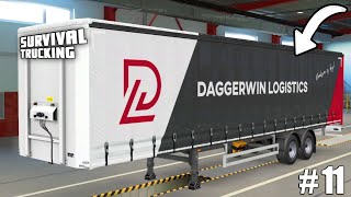 DAGGERWIN LOGISTICS LIVERY PLUS NEW TRUCK  SURVIVAL TRUCKING  DAY 11 [upl. by Micheil]