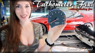 I Better Not Screw This Up  Faulty Tachometer Fixed w 2 Capacitor [upl. by Silvia]