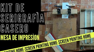 kit de serigrafia  hazlo tu mismo  herramientas para serigrafìa  serigrafia [upl. by Okier]