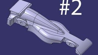 Tutorial 2 CATIA F1 C02 CAR DESIGN [upl. by Aicac]