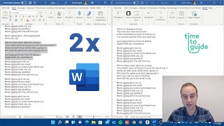 Twee vensters van hetzelfde document in Word naast elkaar [upl. by Acisset]