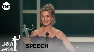 Renée Zellweger Award Acceptance Speech  26th Annual SAG Awards  TNT [upl. by Modla]