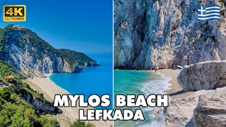 MYLOS BEACH Lefkada Island  Greece 🇬🇷  Breathtaking Beach 🏖️  Joyoftraveler [upl. by Elmaleh173]