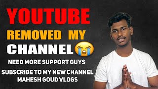 YouTube removed my channel 😭 my 1 year hardwork🥺 [upl. by Sheehan]