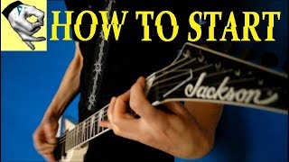 Hetfield Technique  How To Start [upl. by Arraet]