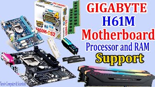 GIGABYTE H61M Motherboard Processor amp RAM Support  Gigabyte  RAM  By Tanvir Computer amp Scientists [upl. by Levitan449]