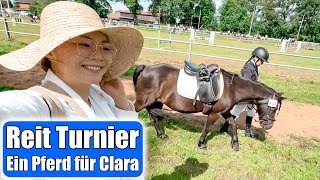 Reit Turnier 🐎 Ein eigenes Pferd für Clara 😍 Mamiseelen [upl. by Shepherd]