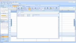 Outlook 2007  Start und Endzeit eines Termins mit einem Mausklick festlegen [upl. by Yasdnyl]