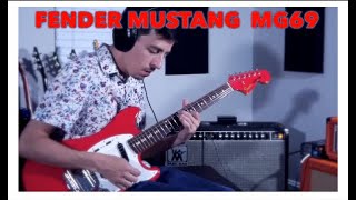 2010 Fender Japan Mustang MG69 Demo and thoughts [upl. by Aninay]