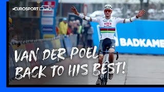 Mathieu Van Der Poel DOMINATES on season debut 🔥  Cyclocross Mens Highlights  Eurosport [upl. by Adria]