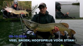 09 10 2024 Veel snoek hoofdprijs voor Stian [upl. by Salamone397]