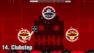 1 Swag Route in All the 22 Main Levels of Geometry Dash [upl. by Rezal]