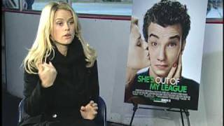 Alice Eve Interview for SHES OUT OF MY LEAGUE [upl. by Faustena]