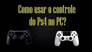 Como usar controle de PS4 no PC  ATUALIZADO 2019 [upl. by Airdnna54]