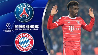 PSG vs Bayern Extended Highlights  UCL Round of 16  Leg 1  CBS Sports Golazo [upl. by Anilah579]