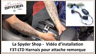 Vidéo Installation  Harnais sur F3T  LTD  Comment passer le harnais  La Spyder Shop [upl. by Frederica]