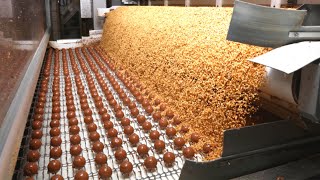 HOW Ferrero Rocher IS MADE in FACTORY 🍪 Knowing This Will CHANGE Your Look At Ferrero FOR EVER [upl. by Anawit]