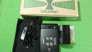 SONY カセットウォークマン WMEX511の箱付き美品を修理しました [upl. by Adey998]