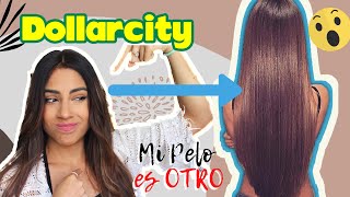 KERATINA CASERA para ALISAR EL CABELLO 🙍🏻‍♀️ DOLLAR CITY y ¿10000 PESOS Cómo aplicarla [upl. by Yelwar]