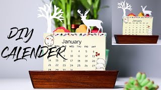 DIY CALENDAR 2018  MAKE YOUR OWN CALENDAR [upl. by Oigolue598]