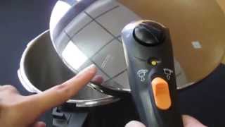 FAGOR DUO Pressure Cooker How to open and lock the Duo [upl. by Rurik807]