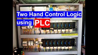 Two Hand Control Logic using PLC  Safety Circuits [upl. by Notnel295]