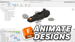 Getting Started Creating ANIMATIONS in Fusion 360  Beginners Start Here [upl. by Annasor]