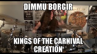 Dimmu Borgir  Kings of The Carnival Creation DRUMS [upl. by Annauj]