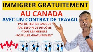 VOICI COMMENT JAI PU TROUVER DES CONTRATS DE TRAVAIL AU CANADA EN ÉTANT EN AFRIQUE [upl. by Letnohc]