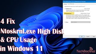 4 Fix Ntoskrnlexe High Disk amp CPU Usage Windows 11 amp 10 [upl. by Mitman]