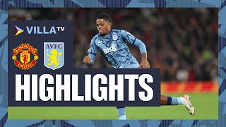 MATCH HIGHLIGHTS  Manchester United 32 Aston Villa [upl. by Llehsem546]