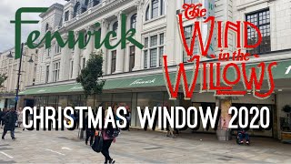 Fenwick Newcastle Christmas window 2020 Wind and the willows [upl. by Bascio]