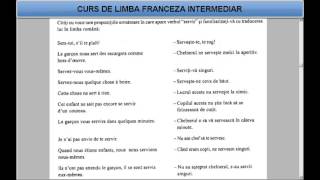 Curs de limba Franceza Intermediari temavocabular  Lectia 8 [upl. by Borreri]