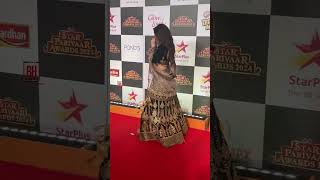 Urvashi Pardeshi Grace The Red Carpet Of Star Parivaar Awards 2024 urvashipardeshi [upl. by Gracie821]