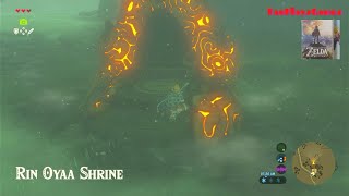 Rin Oyaa Shrine Walkthrough  The Legend of Zelda Breath of the Wild [upl. by Enomrej]