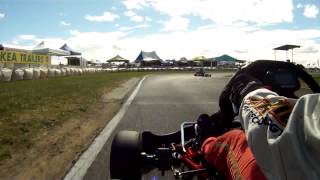 On Board KZ2 Hamilton Kart Track [upl. by Millicent]