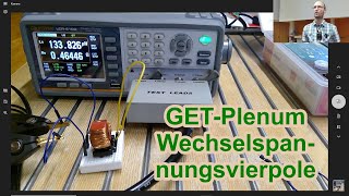 GETPlenum zu Wechselspannungsvierpolen mit Experimenten mit einem RLCMeter und Peer Instruction [upl. by Karlen]